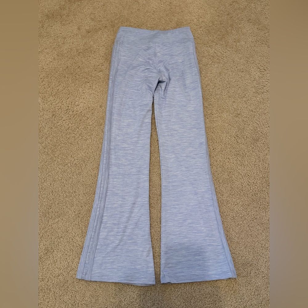 Adidas Kids Violet Melange Flare Pants - Picture 6 of 7